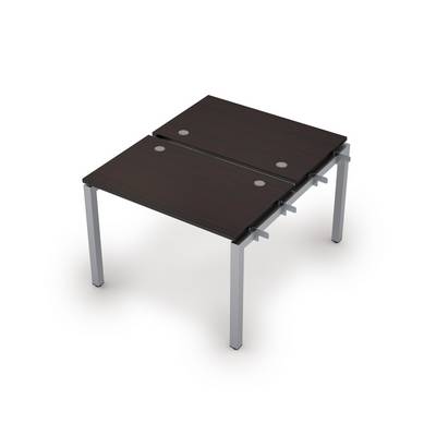 Avance 6МБН.5267 (Венге/алюминий матовый) Бенч-система на 2 рабочих места, начальный модуль