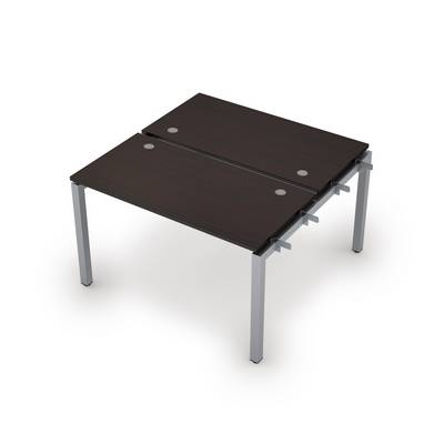 Avance 6МБН.5268 (Венге/алюминий матовый) Бенч-система на 2 рабочих места, начальный модуль