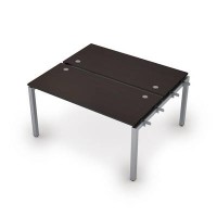 Avance 6МБН.5269 (Венге/алюминий матовый) Бенч-система на 2 рабочих места, начальный модуль