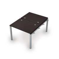 Avance 6МБН.5277 (Венге/алюминий матовый) Бенч-система на 2 рабочих места, начальный модуль