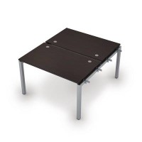 Avance 6МБН.5278 (Венге/алюминий матовый) Бенч-система на 2 рабочих места, начальный модуль