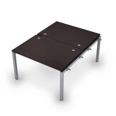 Avance 6МБН.5288 (Венге/алюминий матовый) Бенч-система на 2 рабочих места, начальный модуль