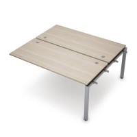 Avance 6МБС.6264 (Шамони светлый/алюминий матовый) Бенч-система на 2 рабочих места, средний модуль