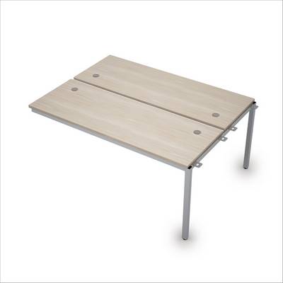 Avance 6МБС.264 (Шамони светлый/алюминий матовый) Сдвоенная бенч-система, средний модуль