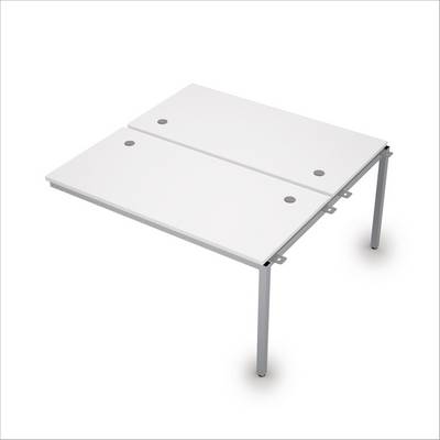 Avance 6МБС.279 (Белый/алюминий матовый) Сдвоенная бенч-система, средний модуль