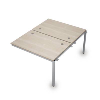 Avance 6МБС.288 (Шамони светлый/алюминий матовый) Сдвоенная бенч-система, средний модуль