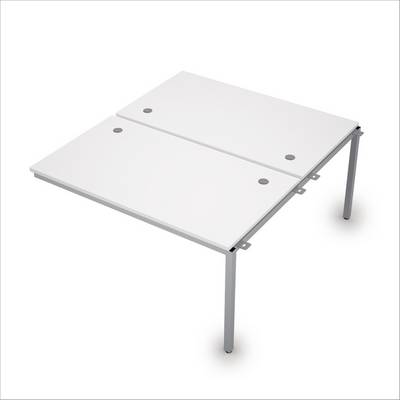 Avance 6МБС.289 (Белый/алюминий матовый) Сдвоенная бенч-система, средний модуль