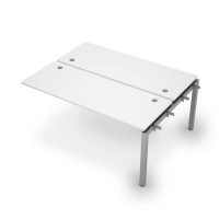 Avance 6МБС.5264 (Белый/алюминий матовый) Бенч-система на 2 рабочих места, средний модуль