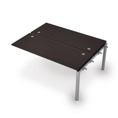 Avance 6МБС.5264 (Венге/алюминий матовый) Бенч-система на 2 рабочих места, средний модуль