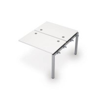 Avance 6МБС.5267 (Белый/алюминий матовый) Бенч-система на 2 рабочих места, средний модуль