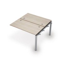 Avance 6МБС.5268 (Шамони светлый/алюминий матовый) Бенч-система на 2 рабочих места, средний модуль