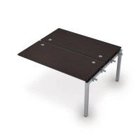 Avance 6МБС.5269 (Венге/алюминий матовый) Бенч-система на 2 рабочих места, средний модуль