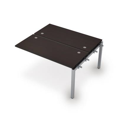 Avance 6МБС.5269 (Венге/алюминий матовый) Бенч-система на 2 рабочих места, средний модуль