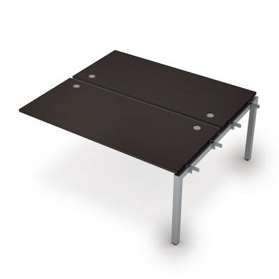 Avance 6МБС.5274 (Венге/алюминий матовый) Бенч-система на 2 рабочих места, средний модуль