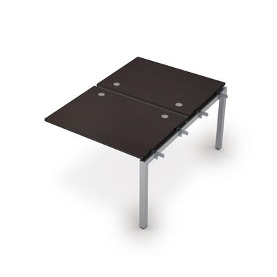 Avance 6МБС.5277 (Венге/алюминий матовый) Бенч-система на 2 рабочих места, средний модуль