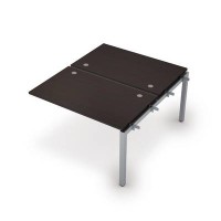 Avance 6МБС.5278 (Венге/алюминий матовый) Бенч-система на 2 рабочих места, средний модуль