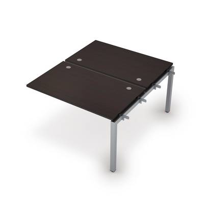 Avance 6МБС.5278 (Венге/алюминий матовый) Бенч-система на 2 рабочих места, средний модуль