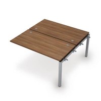 Avance 6МБС.5279 (Шамони темный/алюминий матовый) Бенч-система на 2 рабочих места, средний модуль