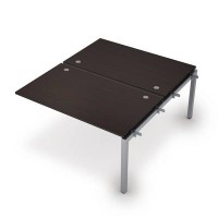 Avance 6МБС.5289 (Венге/алюминий матовый) Бенч-система на 2 рабочих места, средний модуль