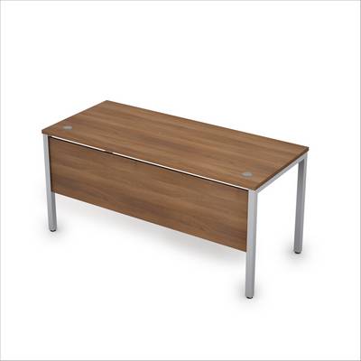 Avance 6МД.004 (Шамони темный/алюминий матовый) Стол рабочий