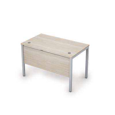 Avance 6МД.008 (Шамони светлый/алюминий матовый) Стол рабочий