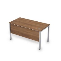 Avance 6МД.009 (Шамони темный/алюминий матовый) Стол рабочий