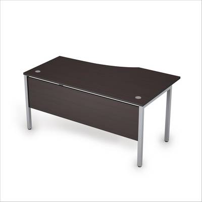 Avance 6МД.020 (Венге/алюминий матовый) Стол криволинейный левый