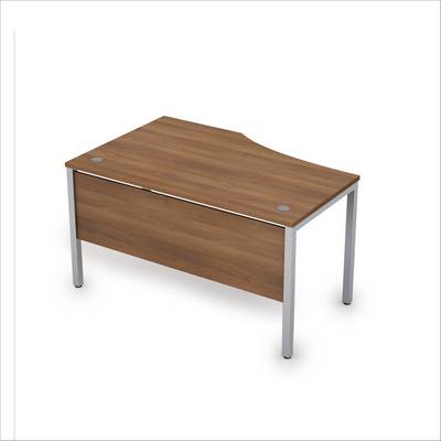 Avance 6МД.023 (Шамони темный/алюминий матовый) Стол криволинейный правый