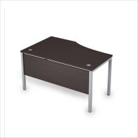 Avance 6МД.023 (Венге/алюминий матовый) Стол криволинейный правый
