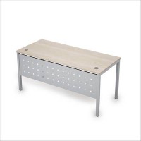 Avance 6МК.009 (Шамони светлый/алюминий матовый) Стол рабочий