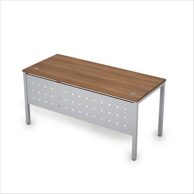 Avance 6МК.009 (Шамони темный/алюминий матовый) Стол рабочий