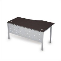 Avance 6МК.020 (Венге/алюминий матовый) Стол криволинейный левый
