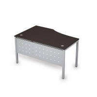 Avance 6МК.023 (Венге/алюминий матовый) Стол криволинейный правый