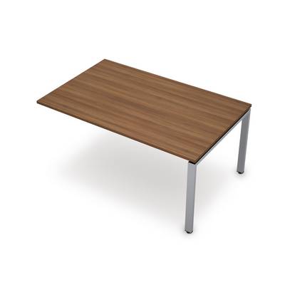 Avance 6МПК.602 (Шамони темный/алюминий матовый) Бенч-система для переговорных столов, конечный модуль