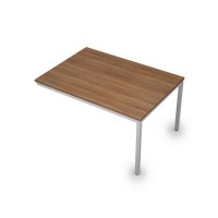 Avance 6МПК.003 (Шамони темный/алюминий матовый) Бенч-система для переговорных столов, конечный модуль