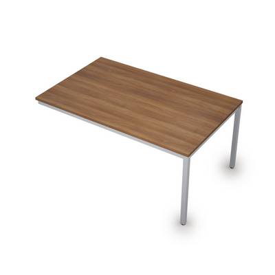 Avance 6МПК.004 (Шамони темный/алюминий матовый) Бенч-система для переговорных столов, конечный модуль