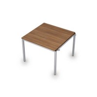 Avance 6МПН.001 (Шамони темный/алюминий матовый) Бенч-система для переговорных столов, начальный модуль