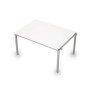 Avance 6МПН.003 (Белый/алюминий матовый) Бенч-система для переговорных столов, начальный модуль