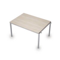 Avance 6МПН.003 (Шамони светлый/алюминий матовый) Бенч-система для переговорных столов, начальный модуль