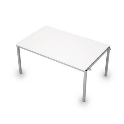 Avance 6МПН.004 (Белый/алюминий матовый) Бенч-система для переговорных столов, начальный модуль