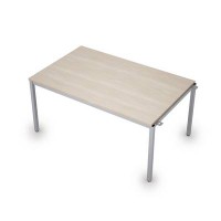 Avance 6МПН.004 (Шамони светлый/алюминий матовый) Бенч-система для переговорных столов, начальный модуль