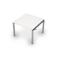 Avance 6МПН.501 (Белый/алюминий матовый) Бенч-система для переговорных столов, начальный модуль