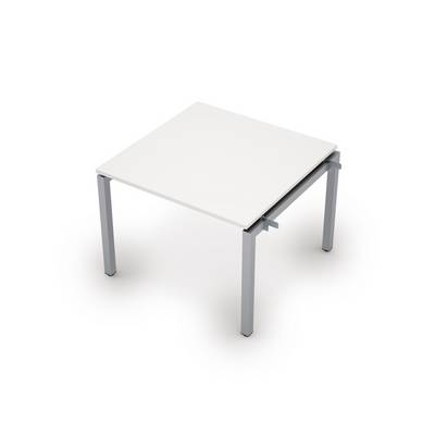 Avance 6МПН.501 (Белый/алюминий матовый) Бенч-система для переговорных столов, начальный модуль