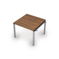 Avance 6МПН.501 (Шамони темный/алюминий матовый) Бенч-система для переговорных столов, начальный модуль