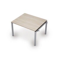Avance 6МПН.502 (Шамони светлый/алюминий матовый) Бенч-система для переговорных столов, начальный модуль