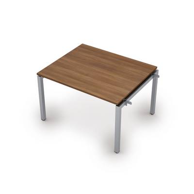 Avance 6МПН.502 (Шамони темный/алюминий матовый) Бенч-система для переговорных столов, начальный модуль