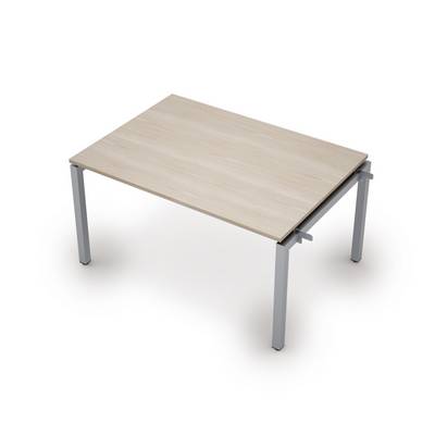 Avance 6МПН.503 (Шамони светлый/алюминий матовый) Бенч-система для переговорных столов, начальный модуль