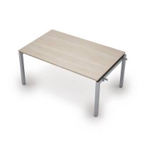 Avance 6МПН.504 (Шамони светлый/алюминий матовый) Бенч-система для переговорных столов, начальный модуль