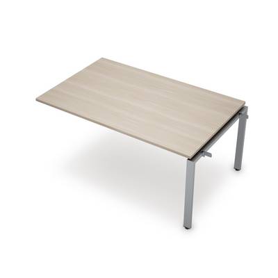 Avance 6МПС.602 (Шамони светлый/алюминий матовый) Бенч-система для переговорных столов, средний модуль