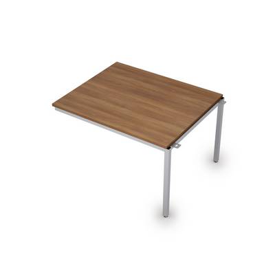 Avance 6МПС.002 (Шамони темный/алюминий матовый) Бенч-система для переговорных столов, средний модуль